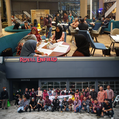Kolaborasi Apik Tea Break dengan Novotel Samator Hotel & Royal Enfield